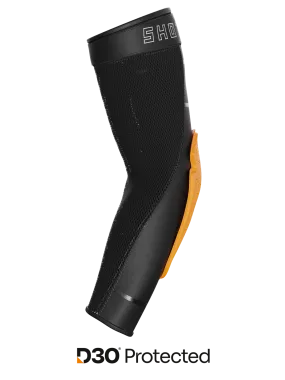 Shot D30 Race Elbow Guards Black